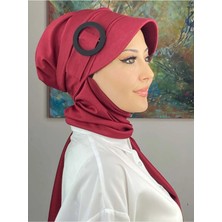Şerit Detaylı Tokaluı Şapka