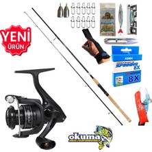 Okuma Revenger RV-3000A 270CM 10-40GR Kudos Shadow Spin Olta Takımı Seti
