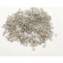 Yiğit Aksesuar 4 mm Gümüş Metal Halka 500 Adet