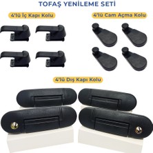 Allestock Tofaş Doğan, Kartal, Şahin, Murat 131 Kapı ve Cam Kolları 12'li Set Kalite