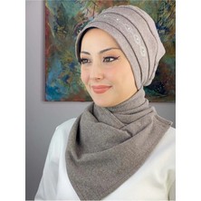 Arpa Inci Yılan Desenli Bere