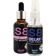 Karahanbey Stımul8 (S8) Erkeğe DELAY30 Mlsprey + Kadına Ekstradestek Özel Uyarıcıdamıa 30 ml