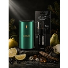 Areon Aromatik Difüzör Yeşil (Klasik Metal) + Black Crystal