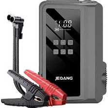 Pukotech Oto Pompa 3'ü 1 Arada Araç Acil Durum Aracı Çalıştırma + Şişirme + Işık, Tip-C Girişli