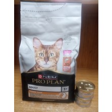 Purina Pro Plan Derma Care Somonlu Yetişkin Kedi Maması 1.5 Kg+2 Adet Gourmet Gold Ton Balıklı Konserve Yaş Mama 85 Gram