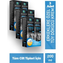 Bioder Tüy Dökücü Krem Erkek 100 ml 2'li 3 Adet