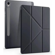 ENCO Mey Ithalat®  Samsung Galaxy Tab S10 Fe Plus 13.1 Kalemlikli Mars Tablet Kılıfı - Siyah