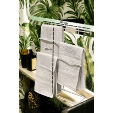 Edora Home Parlak Silver 6 Kollu T Havluluk Tezgah Üstü Havlu Askılığı Banyo Mutfak Organizer Paslanmaz Metal