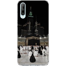 TechTree Huawei P Smart S Uyumlu Kabe Umre Baskılı Silikon Kılıf
