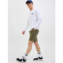 Jack & Jones Jack&jones 12274983 Erkek Sort - Haki