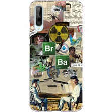 TechTree Huawei P Smart S Uyumlu Breaking Bad Kolaj Baskılı Silikon Kılıf