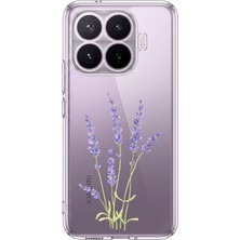TechTree Xiaomi 17T Pro Uyumlu Lavanta Çiçek Tasarımlı Baskılı Silikon Kılıf