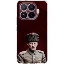 TechTree Xiaomi 17T Pro Uyumlu Ay Yıldız ve Başkomutan Atatürk Baskılı Silikon Kılıf