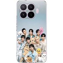 TechTree Xiaomi 17T Pro Uyumlu Tray Kids K-Pop Grubu ve Skzoo Temalı Baskılı Silikon Kılıf