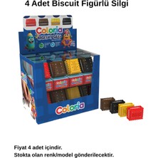 Silka Coloria Biscuit Silgi 4 Adet