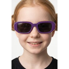 Bilge Karga Zibo Purple Black Kız Çocuk Güneş Gözlüğü