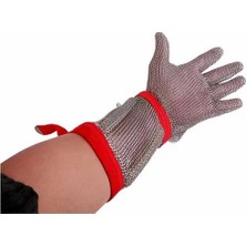 Empressco Sağlam Çelik Eldiven, Uzun 8 Cm, Orta Beden, Güvenli Kullanım
