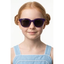 Bilge Karga Yupi Dark Purple Black Kız Çocuk Güneş Gözlüğü