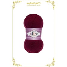 Alize Cotton Gold 57 Bordo %55 Pamuk %45 Akrilik 100 g Yün İplik Mevsimlik İlkbahar Yaz