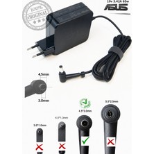 Asus Orjinal 19V 3.42A 65W 4.5mm×3.0 mm Adaptör Şarj Cihazı