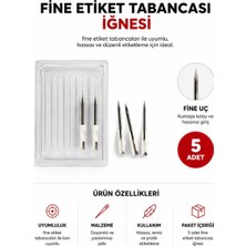 Dm Dikişmarket Fine (İNCE) Kılçık Takma Tabancası İçin 5li Kılçık İğnesi ( 0 - 1 cm Arasındaki Tüm Fine Tabanca Kılçıkları İçindir )