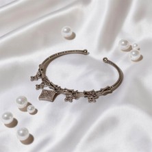 Luxury 316|SILVER Asmalı Bilezik Ayarlanabilir Kadın Erkek Unisex