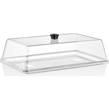 Empressco Şeffaf Fanus ve Tepsi Seti, 410X260 Mm, Sağlıklı ve Güvenilir Kullanım
