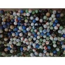 Empressco Renkli 70 Adet Orta Boy Karışık Bilye Seti, Eğlenceli ve Renkli Oyun Malzemesi