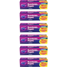 Parex 70'li Küçük Boy Buzdolabı Poşeti 20x30 cm x 6'lı Ekonomik Paket Koruyucu Ambalaj