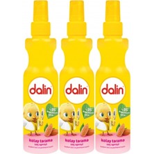 Dalin Kolay Tarama Saç Spreyi 200 ml x 3 Bakım Yapıcı Özellik Kıvırcık Saçlar İçin