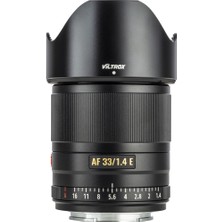 Viltrox AF 33mm f/1.4 STM Lens Siyah Sony E Uyumlu Standart Lens Özellikleriyle 9497372242007