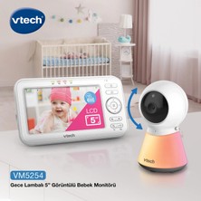 Vtech Uyarlanabilir Gece Lambalı 5’’ Görüntülü Bebek Monitörü - VM5254