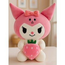Empressco Pembe Çilekli Kuromi Oyuncak 40 cm – Tatlı ve Hediye Seçeneği