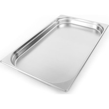 Empressco Paslanmaz Çelik Gastronom Küvet Gn 1/1*40 Mm, 53X32,5 Cm, 4 cm Derinlik