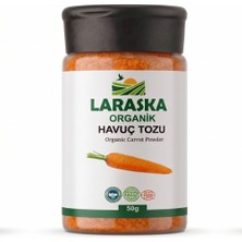 Laraska Organik Havuç Tozu 50G Organic Carrot Powder