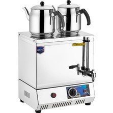Empressco Elektrikli Çay Kazanı 23 Lt, Çift Demlikli EP02 30 Model, Hızlı ve Kolay Kullanım