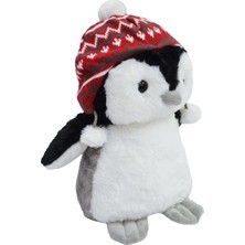 Empressco Yumuşak Peluş Penguen Şapkalı 30 Cm, Sevimli ve Havalı Hediye