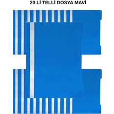 Dağtaş Kırtasiye Mavi Telli Dosya 20'li