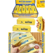 Btrcmpny-Butter Squishy Rainbow Slow Rising 1 Adet Tereyağı Sukuşi Yavaş Yükselir Viral Tereyağ Skuşi Sarı