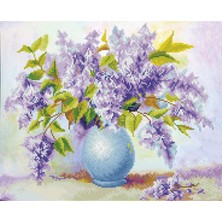 Liva Craft Elmas Mozaik Tablo Leylak Parfümü – 41,9 x 52,1 cm