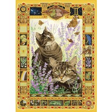 Liva Craft Elmas Mozaik Tablo Ikizler: Christie ve Zelly – 52,1 x 72,1 cm