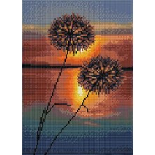 Liva Craft Diamond Dotz Akşam Gölü - 35X25 cm