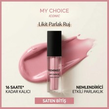 Kremsi Dokulu, Kadife Bitişli - Parlak Yoğun Pigment, Gün Boyu Kalıcı
