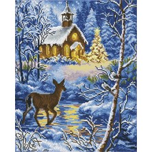Liva Craft Diamond Dotz Karlar Içindeki Şapel – 40,9 x 51,1 cm