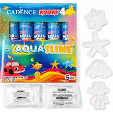 Empressco Renkli Aqua Slime Karışık Seti, Kendin Yap Eğlencesi, 5'li, 90MLÂİŞTE!