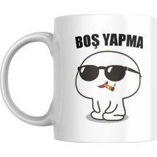 TakeTshirt Boş Yapma Kupa Bardak Yazılı Hediyelik Çay Kupası