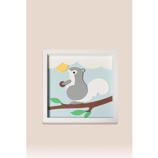 Temalı Katmanlı Mdf - Bebek Odası Tablosu 33X33X2.5 cm