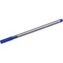 Staedtler 3343 Triplus Fineliner Keçeli Kalem, 0.3 mm Uç, Su Bazlı Mürekkep, Mavi