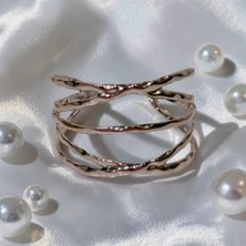 Luxury 316|SILVER Kalın Kelepçe Bilezik Ayarlanabilir Kadın Erkek Unisex