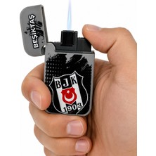 Onr Store Siyah Beyaz Taraftar Temalı Gaz Dolumlu Taşlı Çakmak